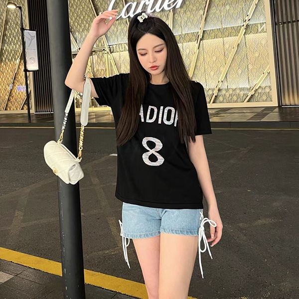 ★日本!!人気！かっこ可愛い♡ ディオール ジャディオール ロゴ コットン tシャツ コピー dei71683